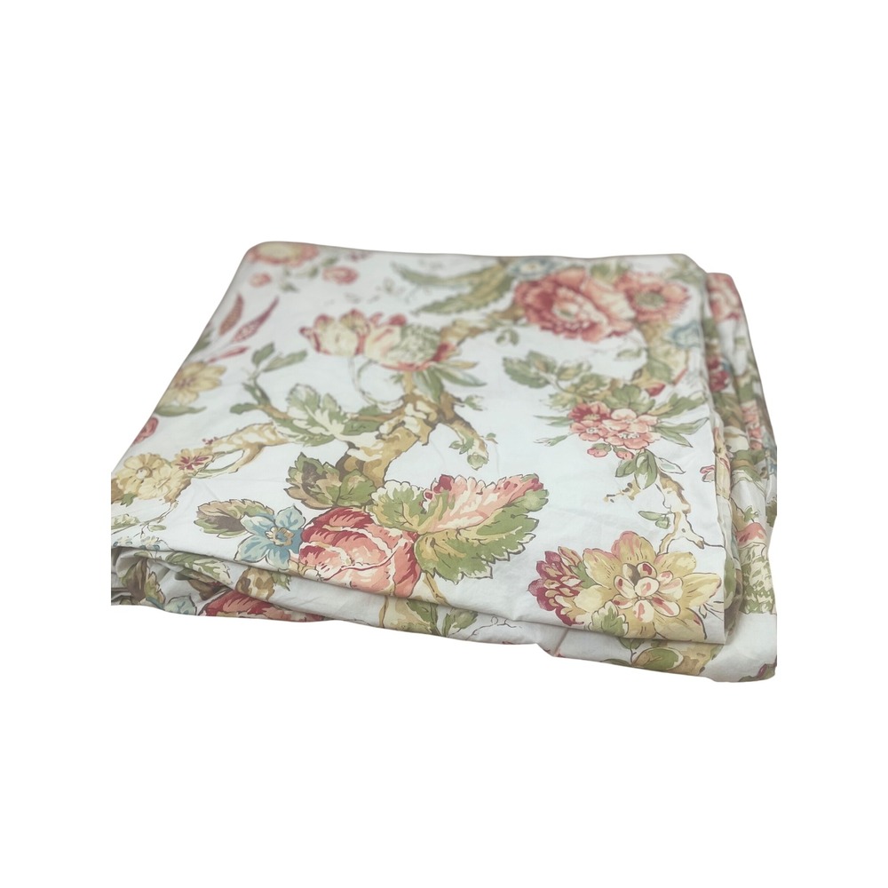 Pottery Barn Katherine Palampore Floral Duvet Cover Full Queen Cotton Botanical